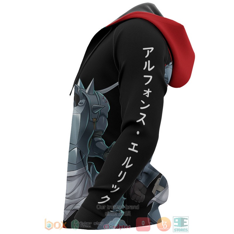 Elric Alphonse Fullmetal Alchemist Anime 3D Hoodie Elric Alphonse Fullmetal Alchemist Anime 3D Hoodie