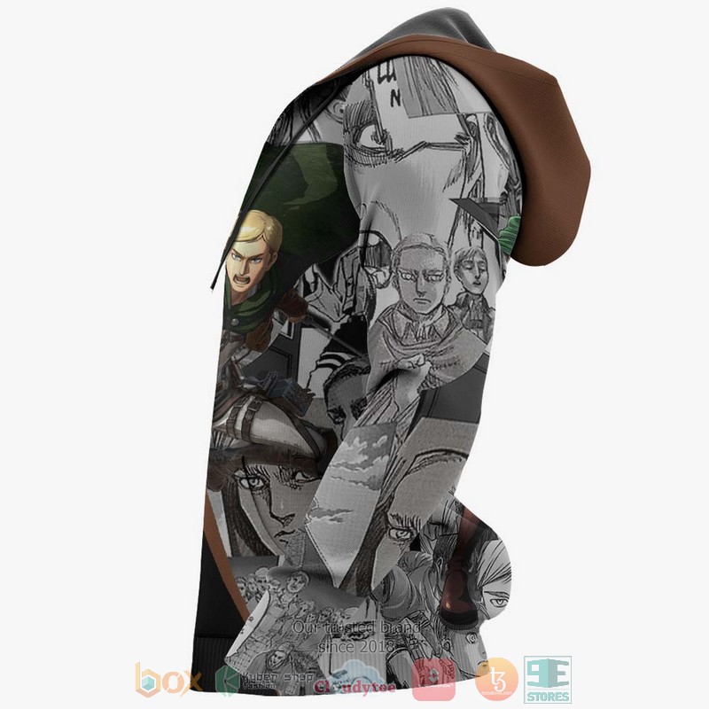 Erwin Smith Attack On Titan Anime Manga Style 3D Hoodie Erwin Smith Attack On Titan Anime Manga Style 3D Hoodie