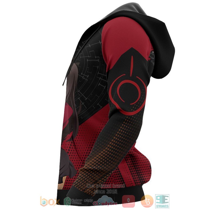 Fate Stay Night Rin Tohsaka Anime 3D Hoodie Fate Stay Night Rin Tohsaka Anime 3D Hoodie