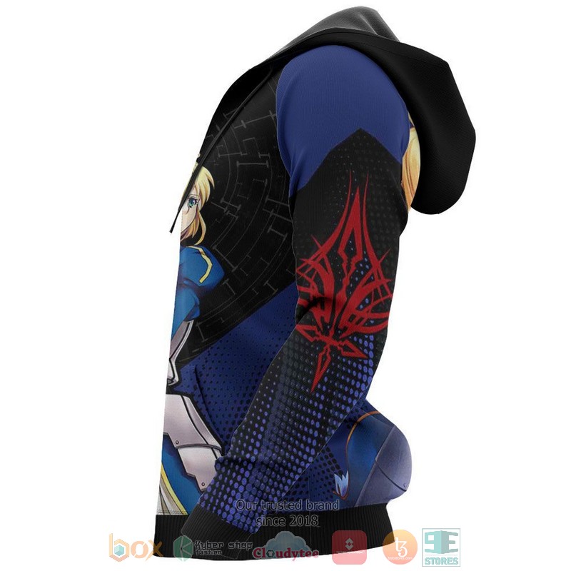 Fate Stay Night Saber Anime 3D Hoodie Fate Stay Night Saber Anime 3D Hoodie