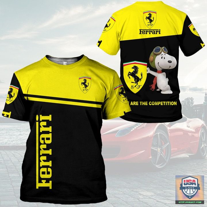 Ferrari-Snoopy-3D-All-Over-Print-Hoodie-T-Shirt-1