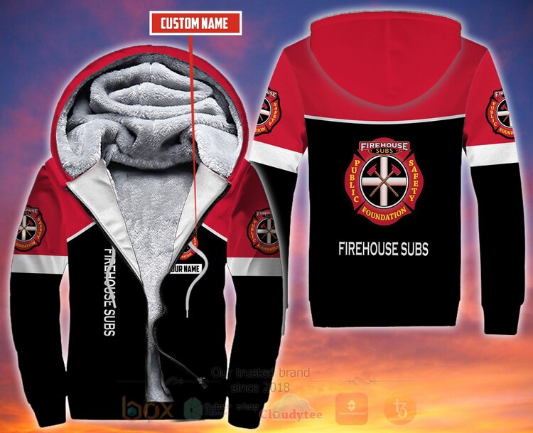 Firehouse Subs Personalized Fleece 3D Hoodie Firehouse Subs Personalized Fleece 3D Hoodie
