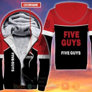 Five Guys Personalized Fleece 3D Hoodie