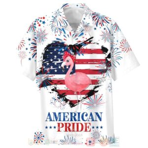 Flamingo American Pride Independence Day 3D Hoodie