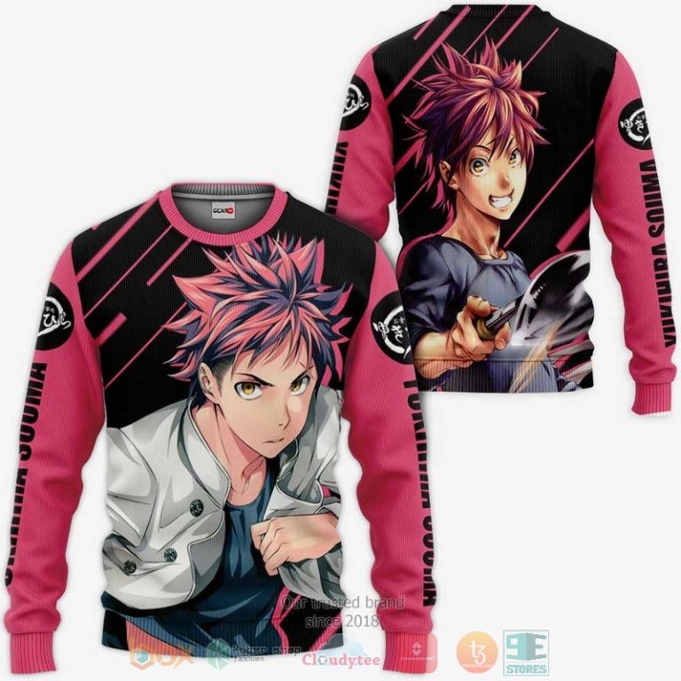 Food-Wars-Yukihira-Souma-Shokugeki-No-Soma-Anime-3D-Hoodie-Bomber-Jacket-2