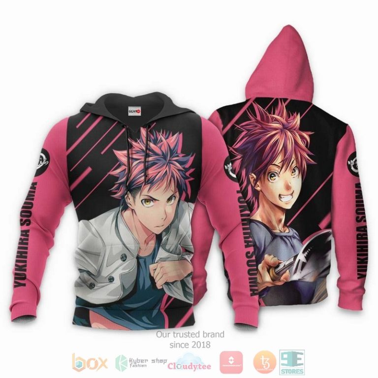 Food-Wars-Yukihira-Souma-Shokugeki-No-Soma-Anime-3D-Hoodie-Bomber-Jacket-3