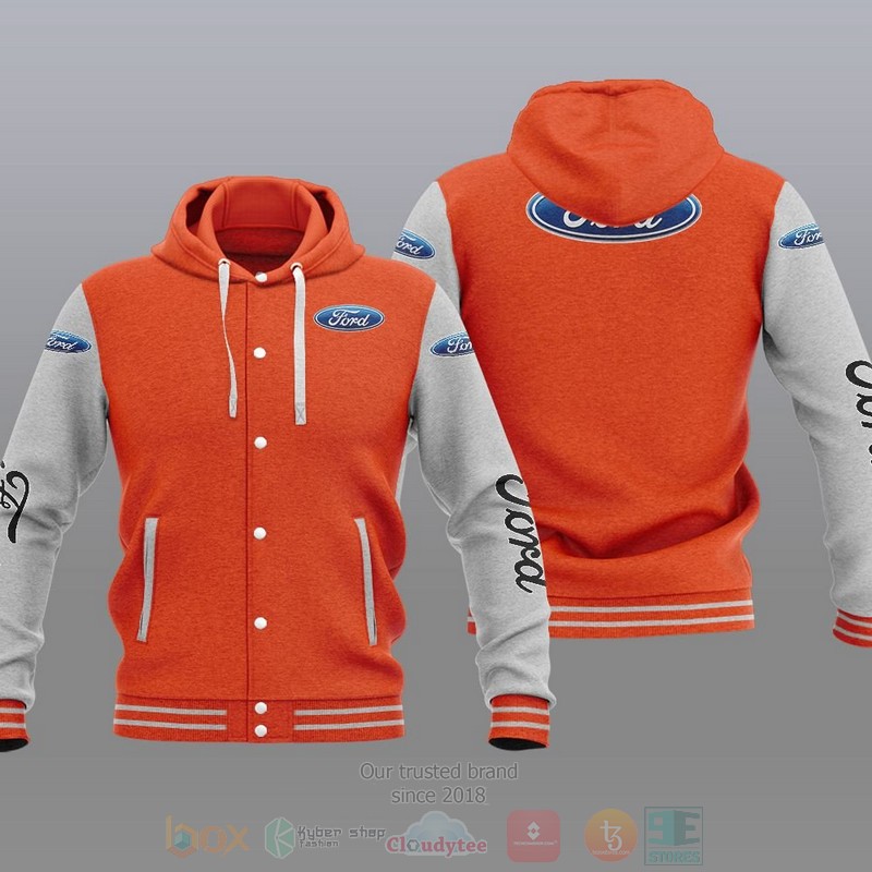 Ford Car Baseball Jacket Hoodie Ford Car Baseball Jacket Hoodie