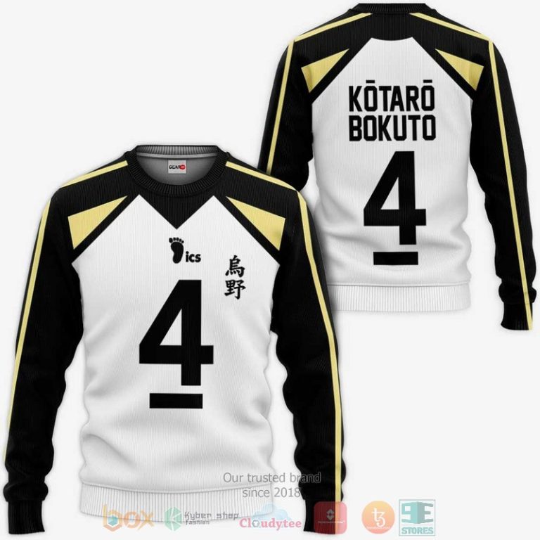 Fukurodani-Kotaro-Bokuto-Number-4-Uniform-Haikyuu-Anime-3D-Hoodie-Bomber-Jacket-2