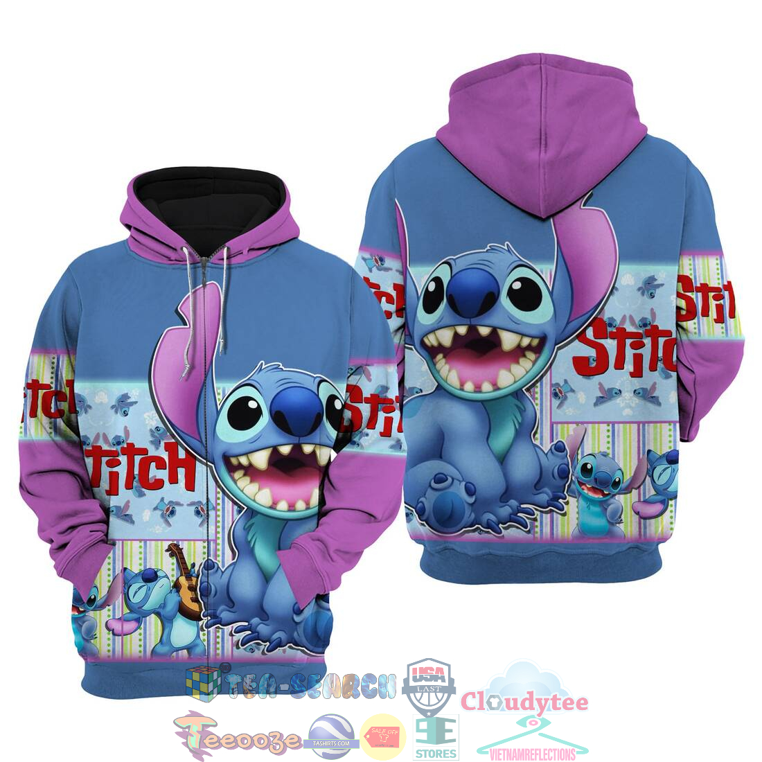 Funny Stitch Disney Hoodie 3D Funny Stitch Disney Hoodie 3D