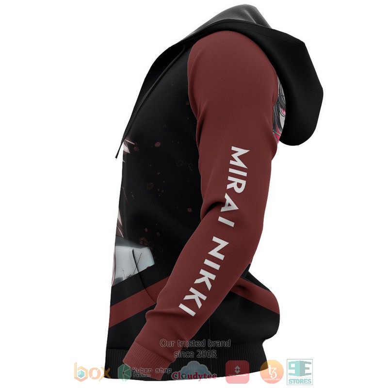 Future Diary Mirai Nikki Yuno Gasai Anime 3D Hoodie Future Diary Mirai Nikki Yuno Gasai Anime 3D Hoodie