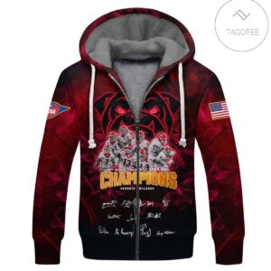 Georgia Football Champions 2022 3D Fleece Hoodie