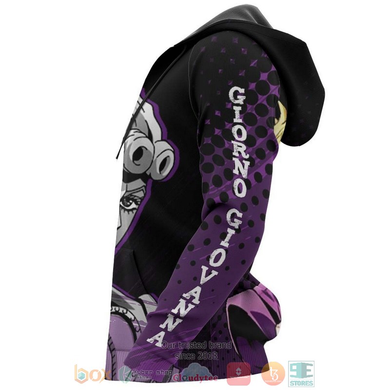 Giorno Giovanna Jojo Adventures Anime 3D Hoodie Giorno Giovanna Jojo Adventures Anime 3D Hoodie
