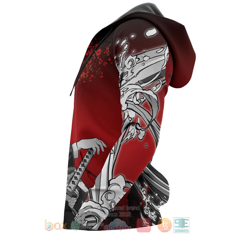 Giyu Tomioka Kimetsu Anime Japan Art 3D Hoodie Giyu Tomioka Kimetsu Anime Japan Art 3D Hoodie