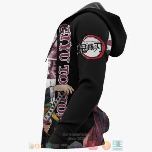 Giyu Tomioka Kimetsu Anime Manga Style 3D Hoodie