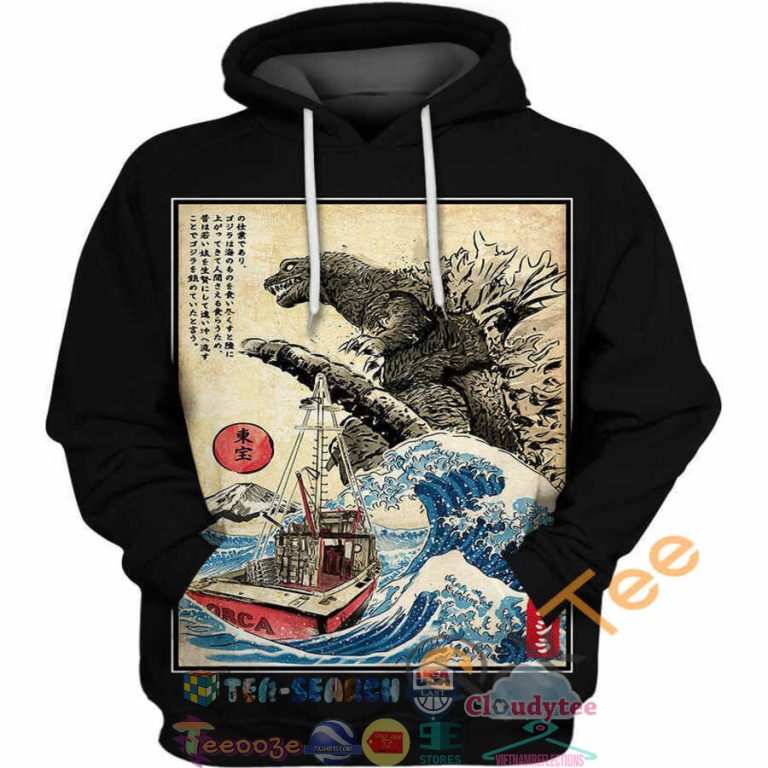 Godzilla-Poster-Hoodie-3D-1