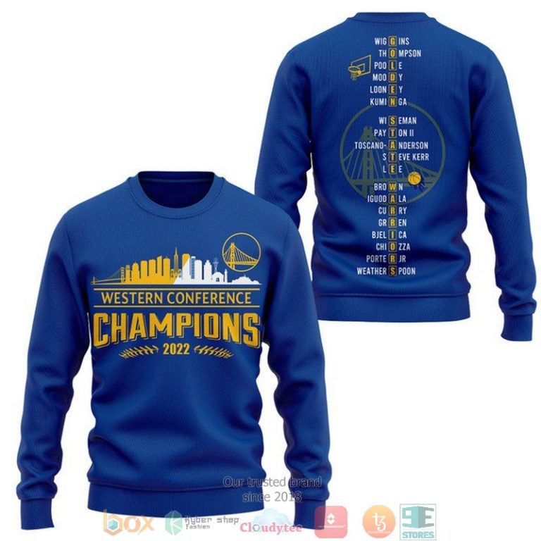 Golden-State-Warriors-Players-Name-Western-Conference-Champions-2022-3D-Shirt-Hoodie-2