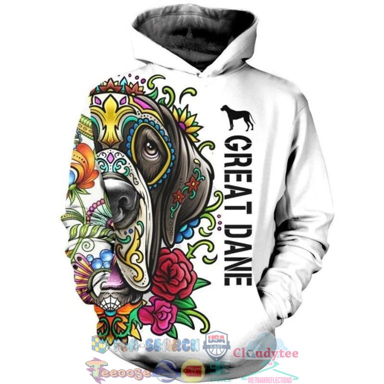 Great-Dane-Day-Of-The-Dead-Sugar-Skull-Dog-3D-Hoodie-2
