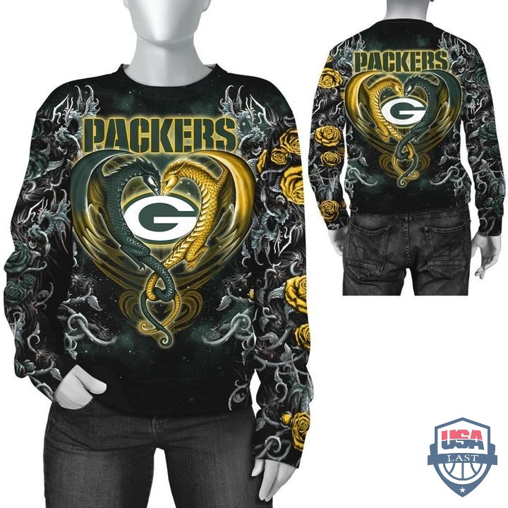 Green-Bay-Packers-Dragon-Nfl-3D-Hoodie-T-Shirt-3