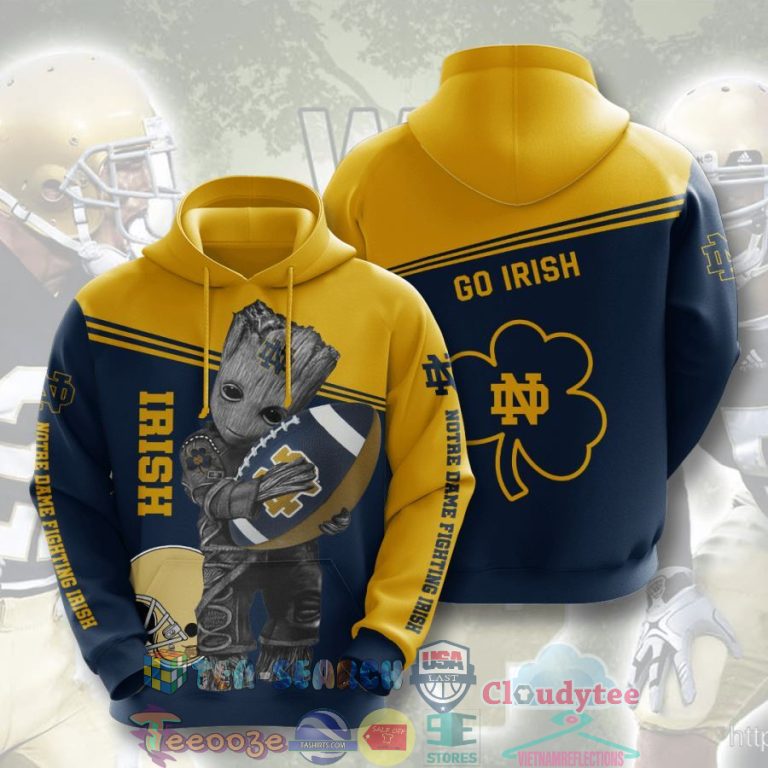 Groot-Hug-Notre-Dame-Fighting-Irish-Ncaa-Go-Irish-Hoodie-3D-1