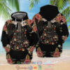 Guitar Flowers 3D Hoodie