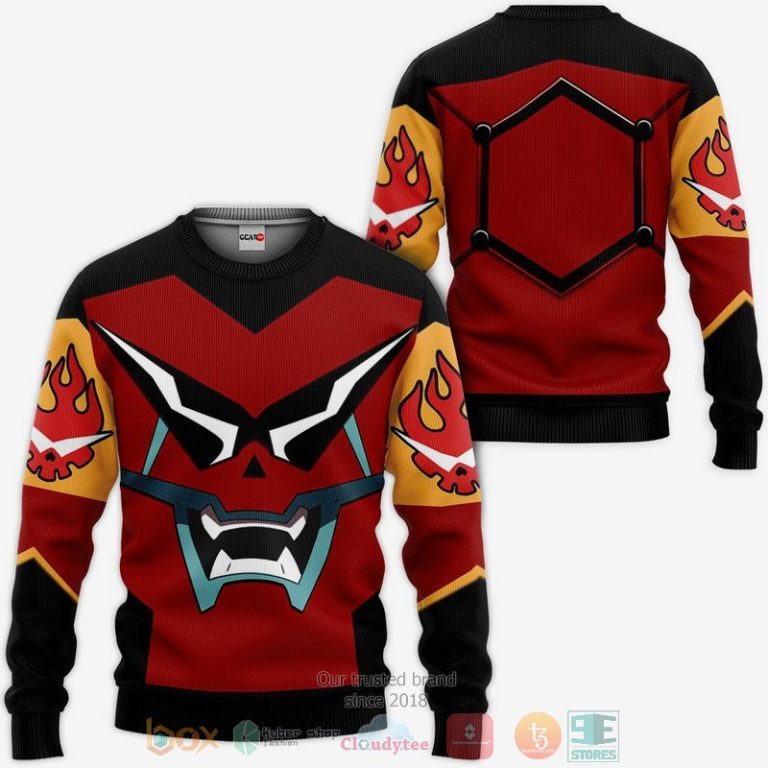 Gurren-Lagann-Gunmen-Uniform-Costume-Anime-3D-Hoodie-Bomber-Jacket-2