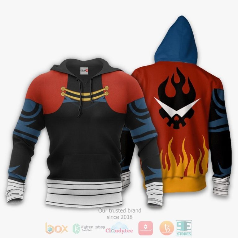Gurren-Lagann-Kamina-Uniform-Tengen-Toppa-Anime-3D-Hoodie-Bomber-Jacket-3