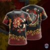 Harry Potter Gryffindor Fire Elements Unisex 3D Shirt Hoodie