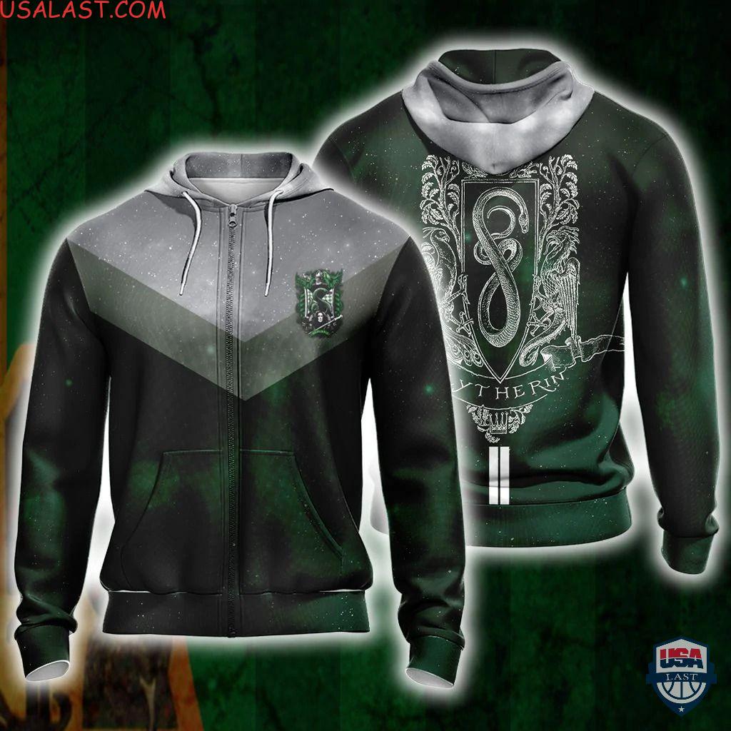 Harry Potter Hogwarts House Slytherin 3D Hoodie T-Shirt Harry Potter Hogwarts House Slytherin 3D Hoodie T-Shirt