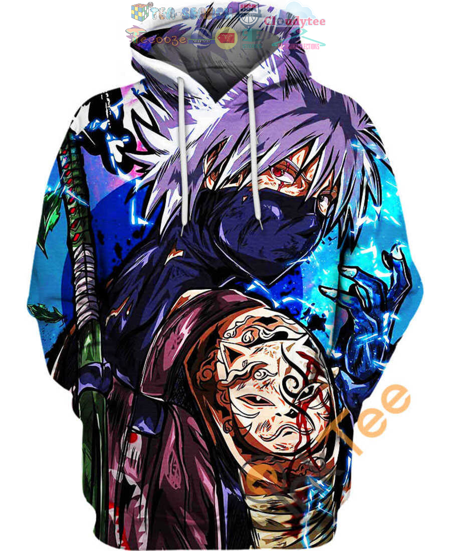 Hatake Kakashi Naruto Purple Hair Hoodie 3D Hatake Kakashi Naruto Purple Hair Hoodie 3D