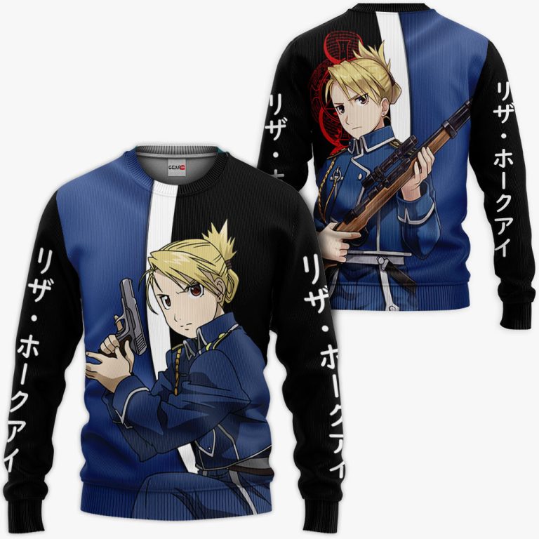 Hawkeye-Riza-Custom-Fullmetal-Alchemist-Anime-3D-Hoodie-Bomber-Jacket-2
