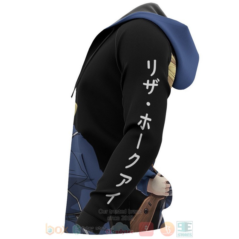 Hawkeye Riza Custom Fullmetal Alchemist Anime 3D Hoodie Hawkeye Riza Custom Fullmetal Alchemist Anime 3D Hoodie