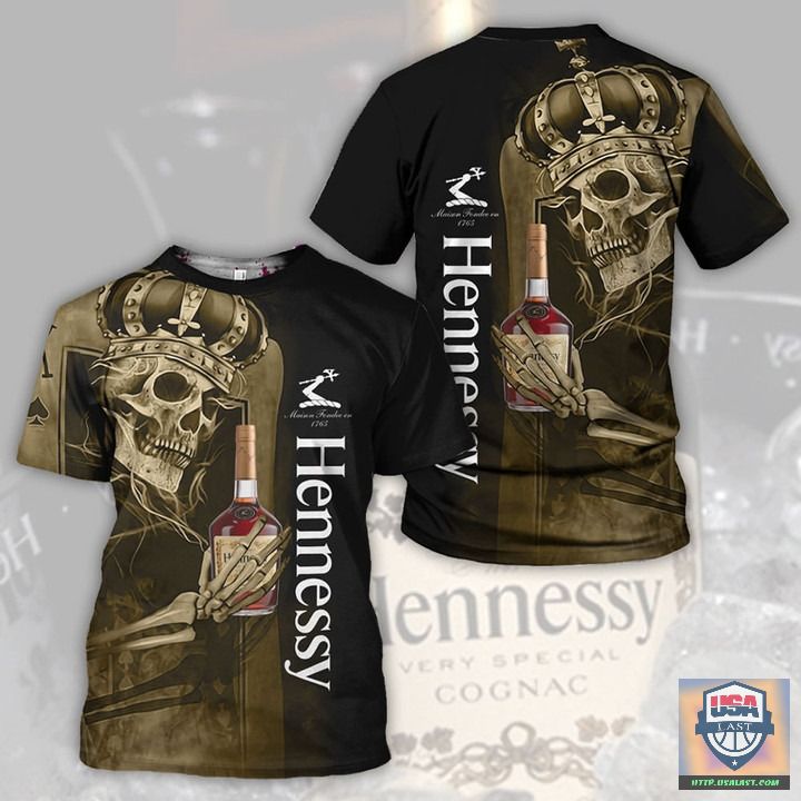 Hennessy King Skull 3D All Over Print Hoodie T-Shirt Hennessy King Skull 3D All Over Print Hoodie T-Shirt
