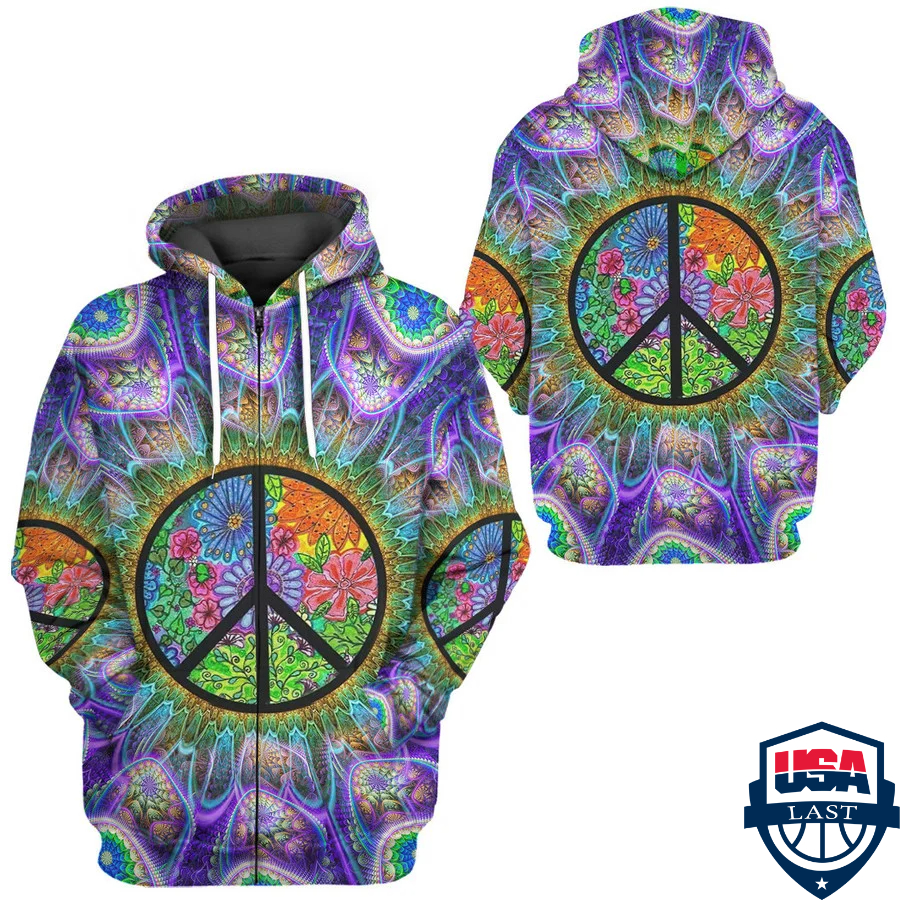 Hippie Ver 2 3D Hoodie Apparel- Saleoff Hippie Ver 2 3D Hoodie Apparel- Saleoff
