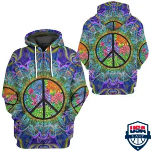 Hippie Ver 3 3D Hoodie Apparel- Saleoff