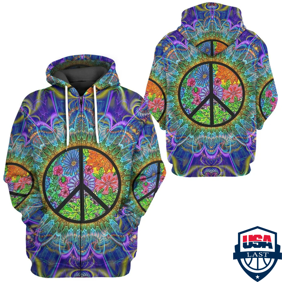 Hippie Ver 3 3D Hoodie Apparel- Saleoff Hippie Ver 3 3D Hoodie Apparel- Saleoff