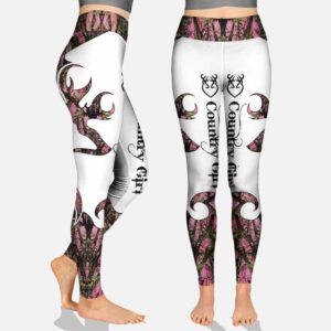 Hunting Country Girl All Over Printed Hoodie And Leggings