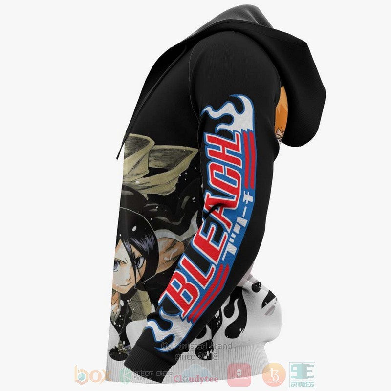 Ichigo And Rukia Custom Bleach Anime Valentine’S 3D Hoodie Ichigo And Rukia Custom Bleach Anime Valentine’S 3D Hoodie