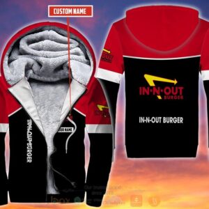 In-N-Out Burger Personalized Fleece 3D Hoodie