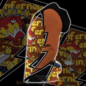 Infernape Costume Pokemon 3D Zip Hoodie