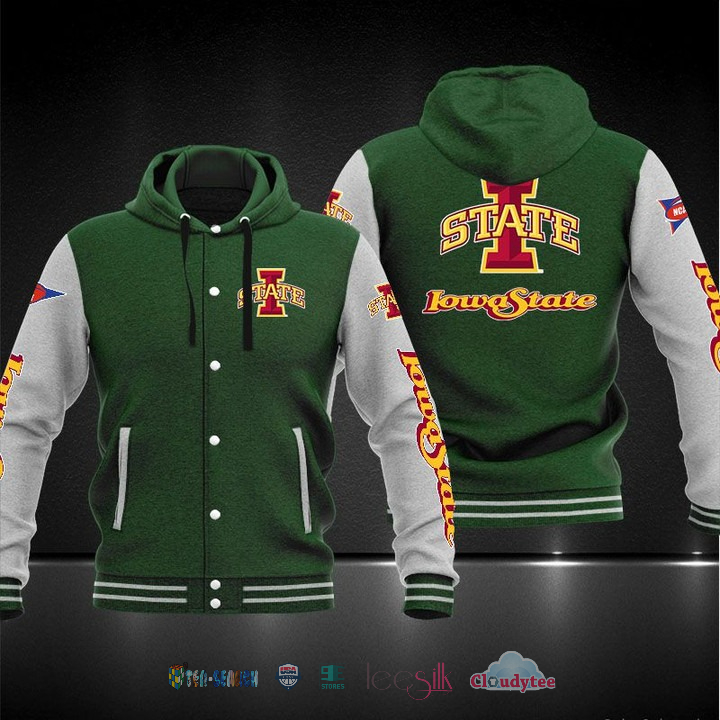 Iowa State Cyclones Baseball Hoodie Jacket Iowa State Cyclones Baseball Hoodie Jacket