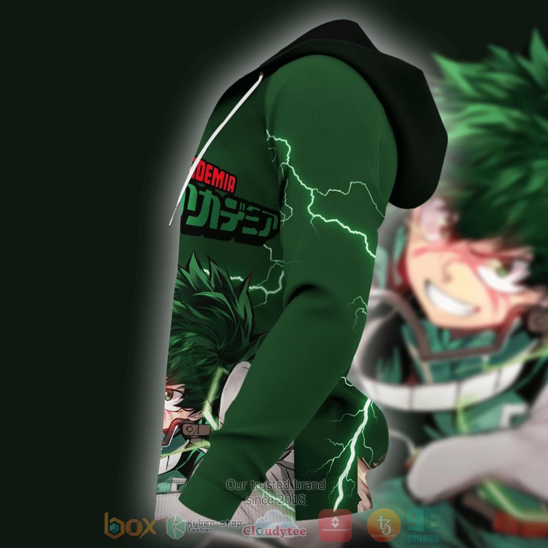 Izuku Midoriya Deku My Hero Academia Anime 3D Hoodie Izuku Midoriya Deku My Hero Academia Anime 3D Hoodie