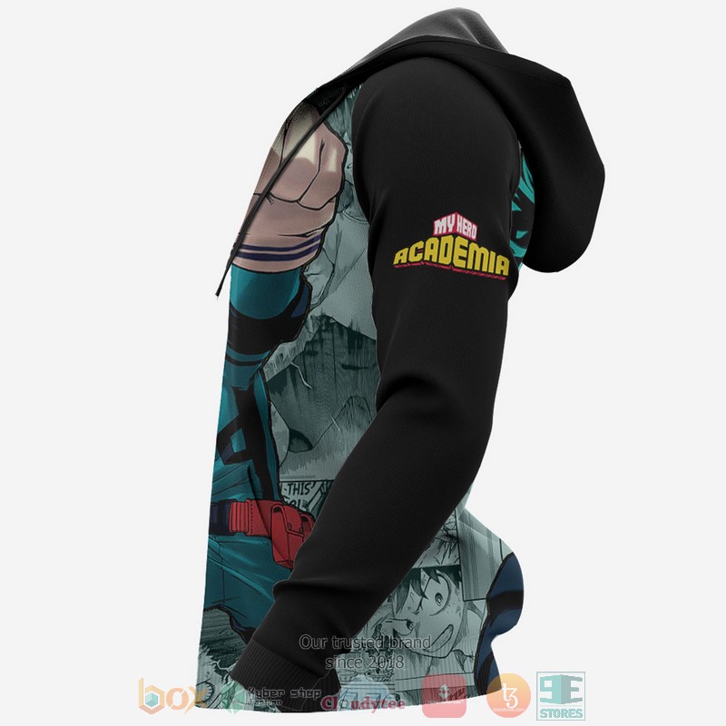 Izuku Midoriya My Hero Academia Anime 3D Hoodie Izuku Midoriya My Hero Academia Anime 3D Hoodie