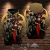 Jack And Sally Wear Noble Clothes 3D Hoodie