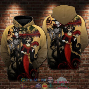 Jack And Sally Wear Noble Clothes 3D Hoodie