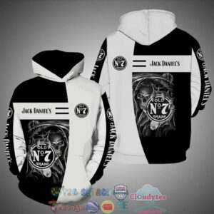 Jack Daniel’S Whiskey Death Skull 3D Hoodie