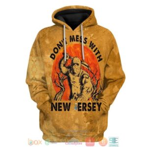 Jason Voorhees Don’T Mess With New Jersey 3D Hoodie