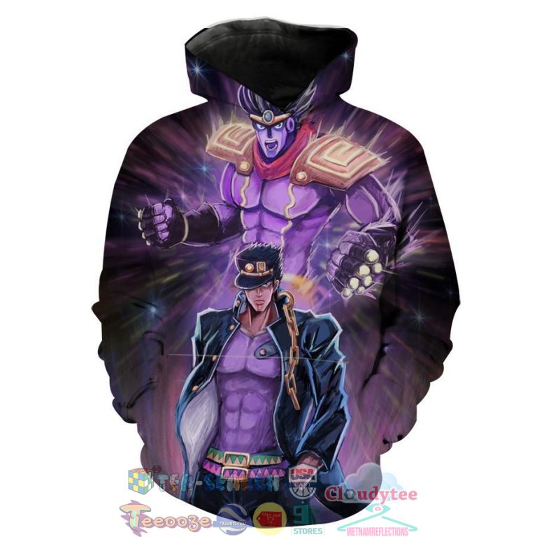 Jotaro-Kujo-Star-Platinum-JojoS-Bizarre-Adventure-Hoodie-3D-3
