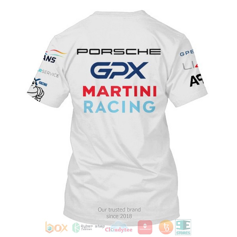 Julien Andlauer Gpx Martini Racing Porsche 3D Shirt Julien Andlauer Gpx Martini Racing Porsche 3D Shirt