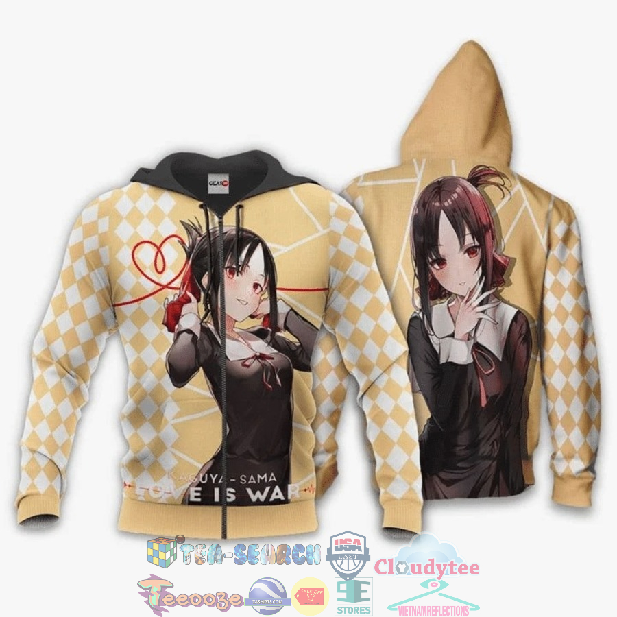 Kaguya Shinomiya Love Is War 3D Hoodie Kaguya Shinomiya Love Is War 3D Hoodie