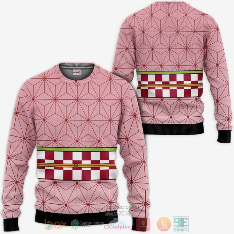 Kamado-Nezuko-Uniform-Kimetsu-Anime-3D-Hoodie-Bomber-Jacket-2